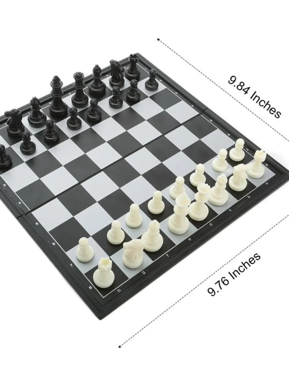 Magnetic Travel Chess Set for Kids and Adults, 9.84 Inches | Portable Folding Ch